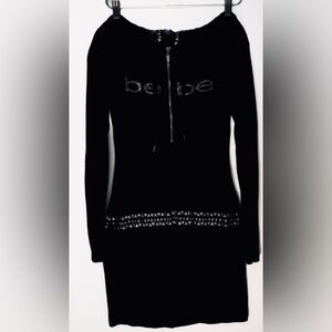 Bebe Dress, XS, Black